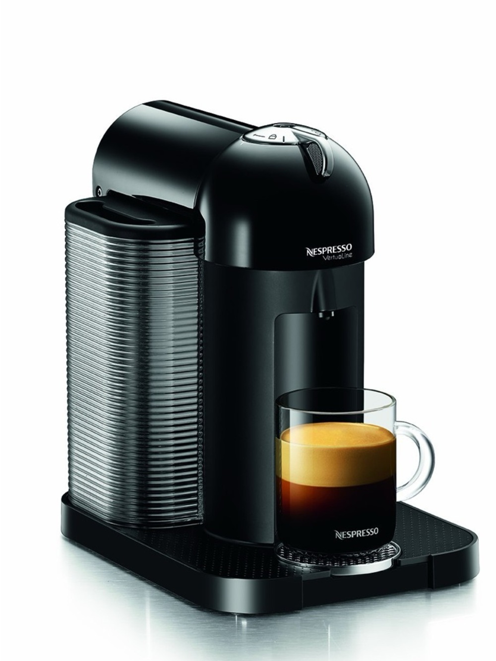 Nespresso VertuoLine Espresso & Coffee Brewer - Black with Silver Tank